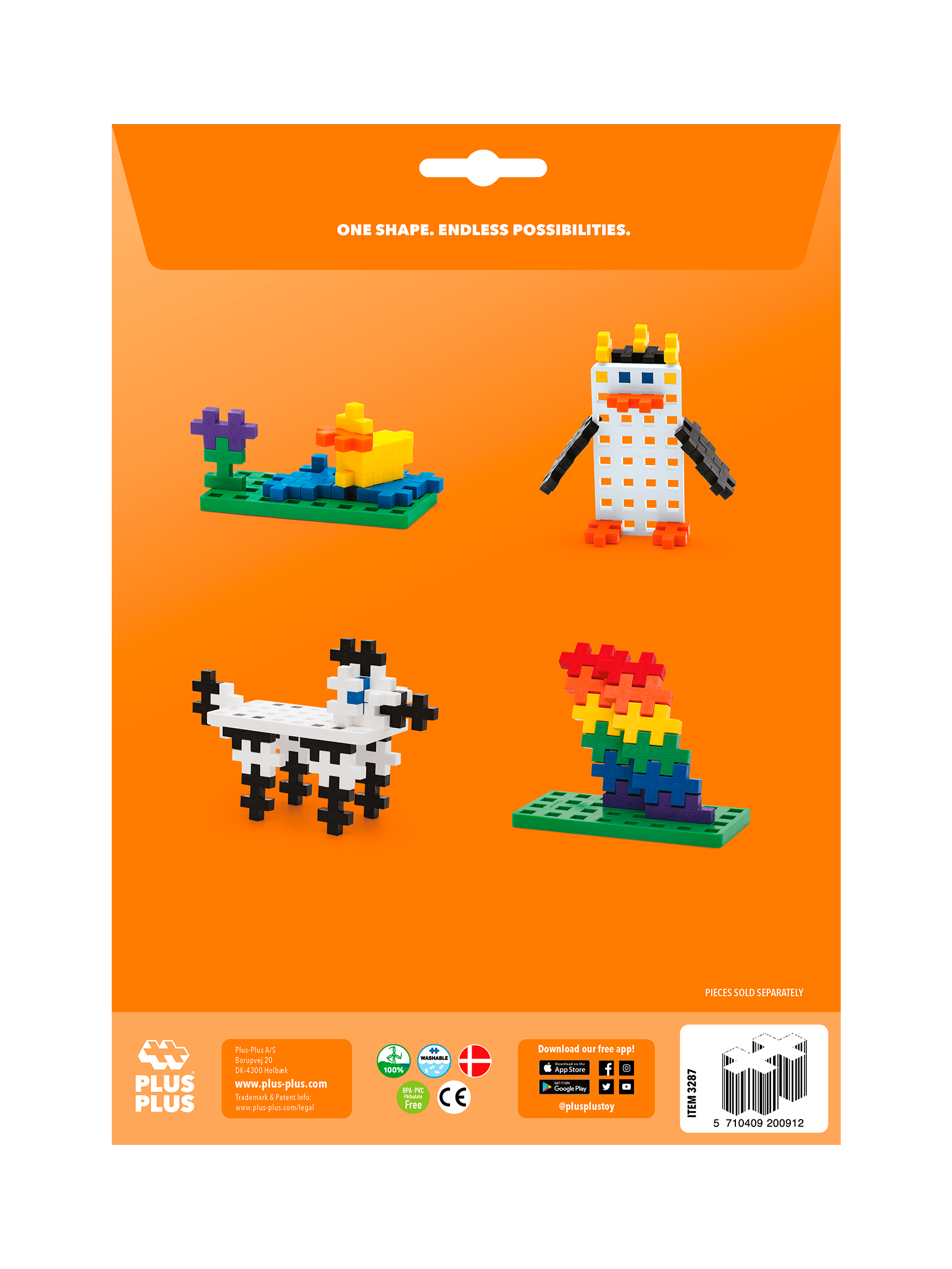 2 BIG Baseplates - White and Green