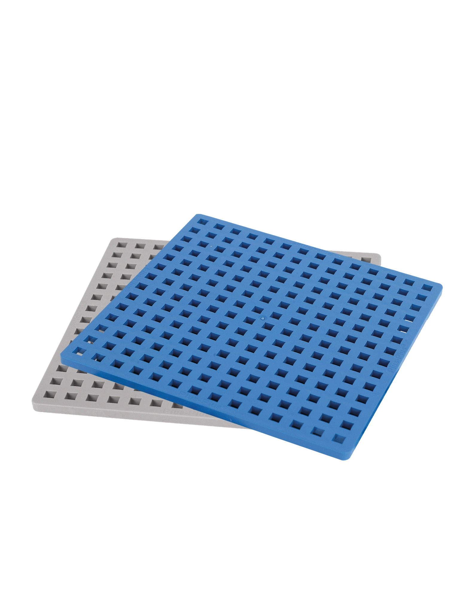 2 Baseplates - Blue and Gray
