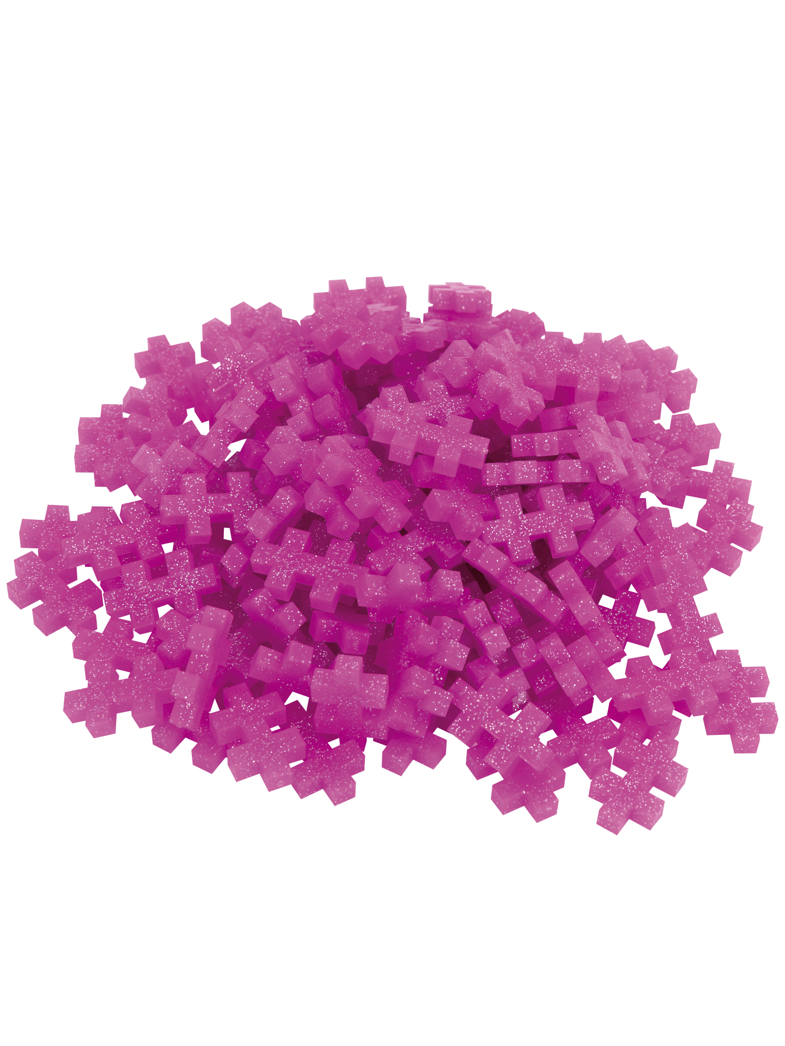 Pink glitter - 150 pcs