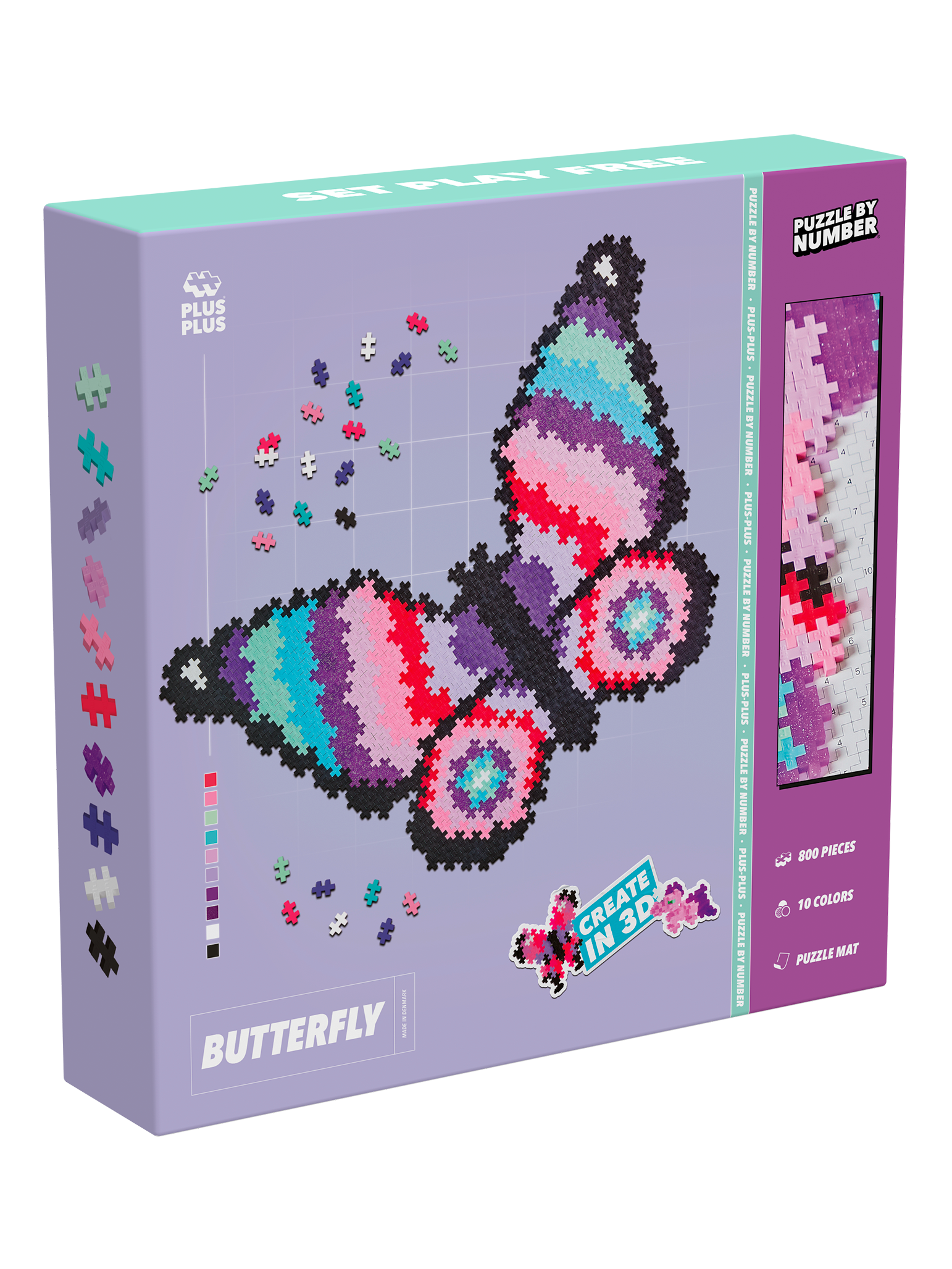 Puzzle By Number - Butterfly