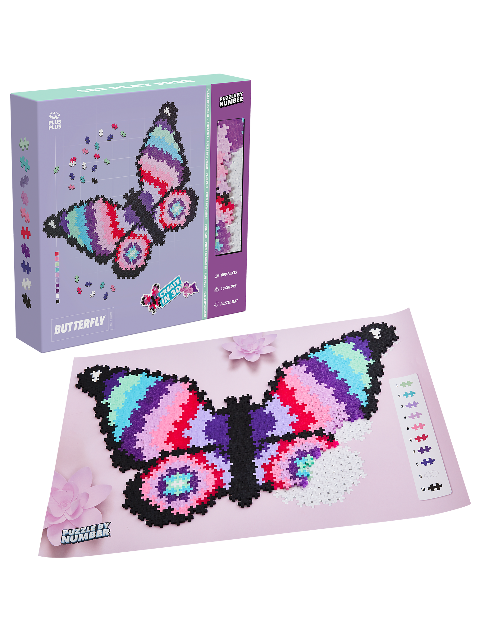 Puzzle By Number - Butterfly
