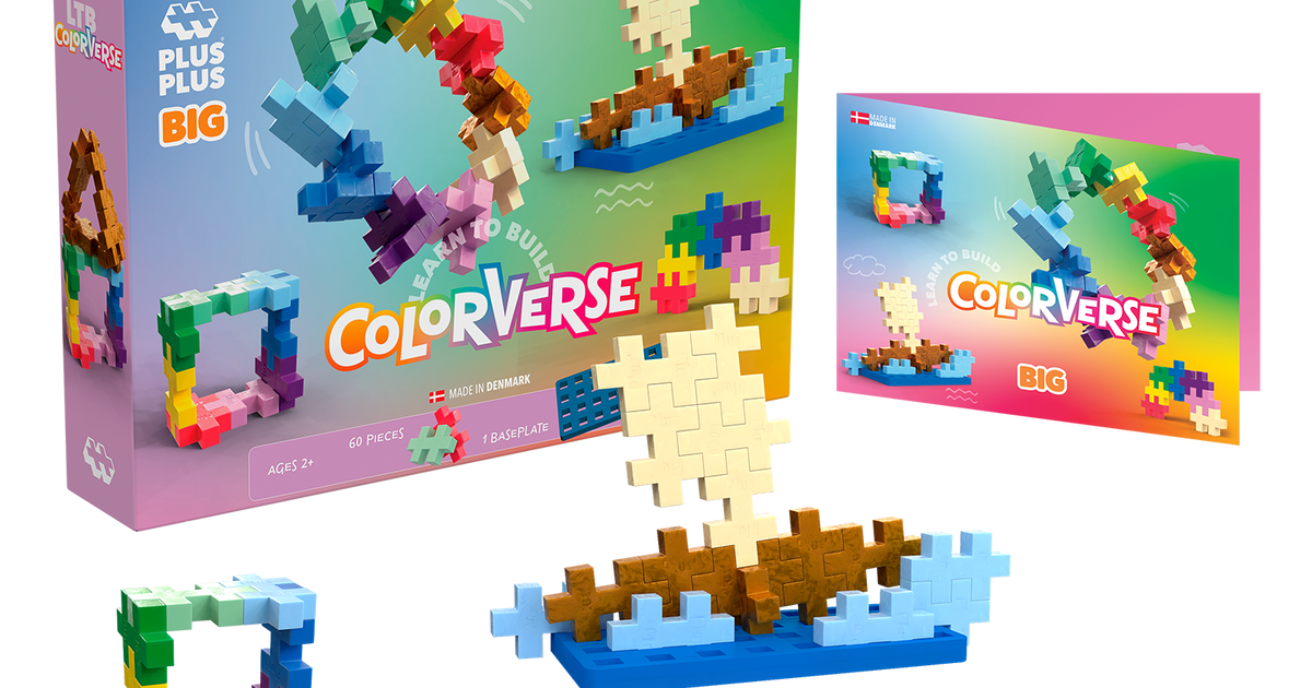 BIG Learn to Build - Colorverse - 60 pcs