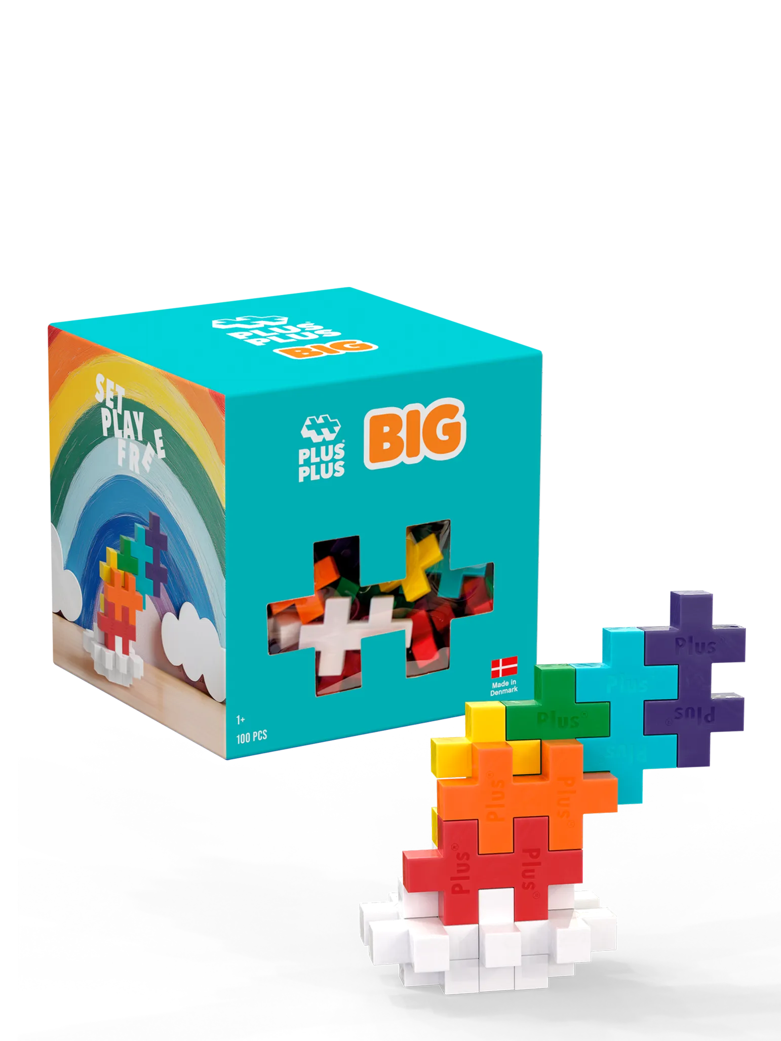 BIG Rainbow Colour Mix - 100 pcs