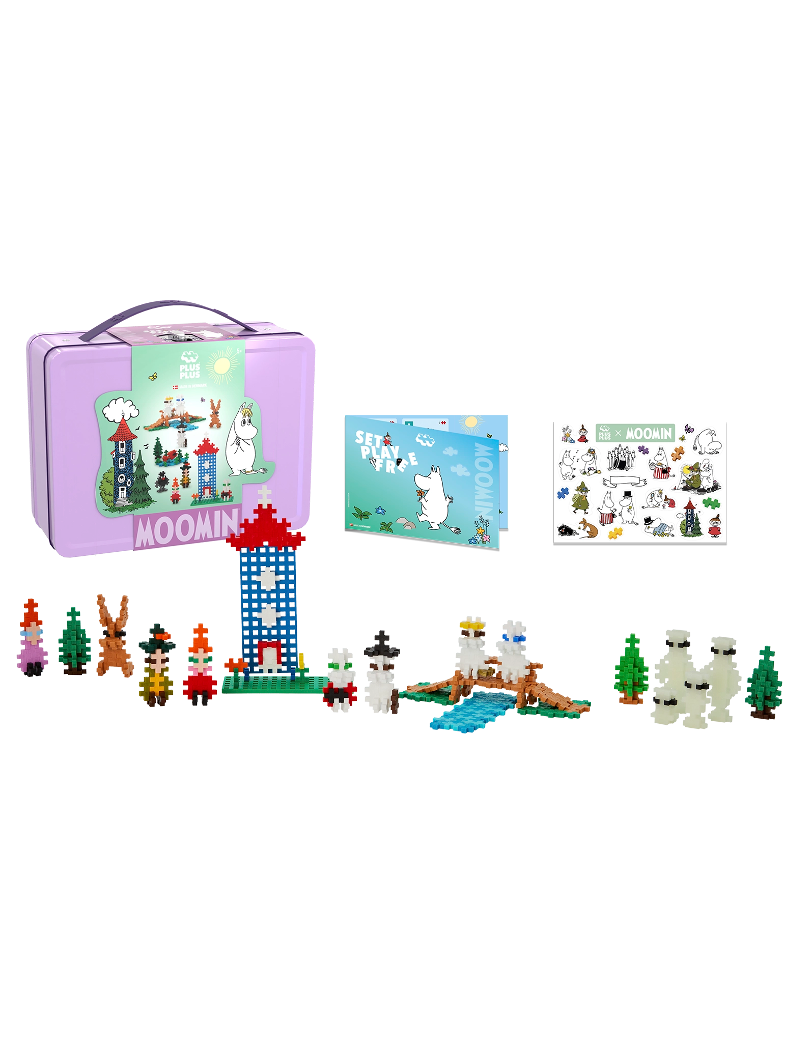 Moominvalley Purple Tin Carry Case - 500 pcs